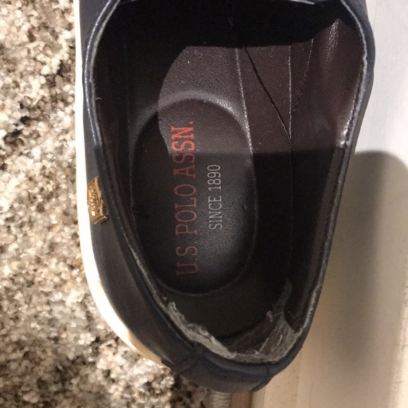 Navy Blue US Polo Shoes - Picture 4 of 9